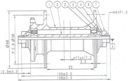 Novatec Náboj Přední D761SBT Disc 32D RÚ ALU