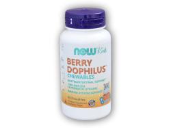NOW Foods BerryDophilus Kids probiotika 60 žv. pastilek NOW Foods BerryDophilus Kids probiotika 60 žv. pastilek