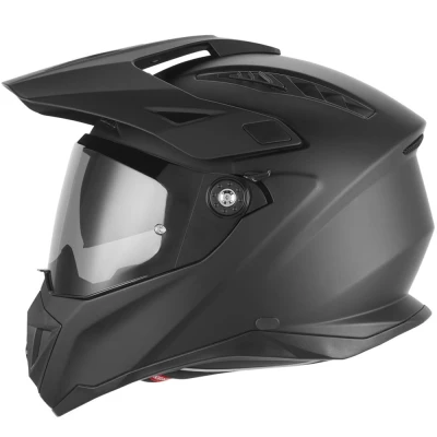 NOX N350 matná černá enduro helma na motorku