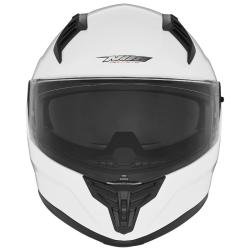 NOX Integrálna prilba N401 biela + moto kukla RSA