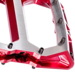 Nukeproof Horizon Pro Cromo červené ploché pedály DH