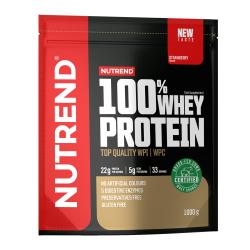 NUTREND 100% Whey Protein, sáček, 1000 g jahoda NUTREND 100% Whey Protein, sáček, 1000 g jahoda