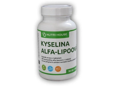 Nutri House Kyselina Alfa-Lipoová 90 tablet Nutri House Kyselina Alfa-Lipoová 90 tablet