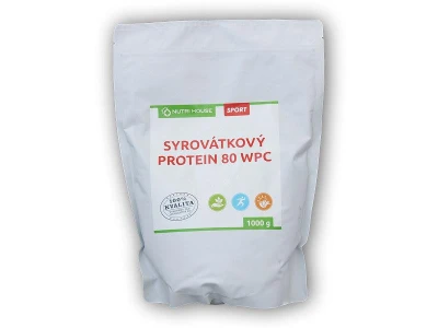 Nutri House Syrovátkový protein 80% sáček 1000g Nutri House Syrovátkový protein 80% sáček 1000g