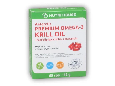 Nutri House Premium Omega-3 Krill oil 60 kapslí Nutri House Premium Omega-3 Krill oil 60 kapslí