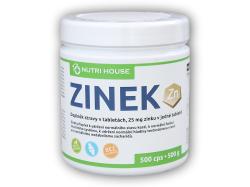 Nutri House Zinek 25mg 500 tablet Nutri House Zinek 25mg 500 tablet