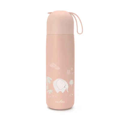 Nuvita Termoska se silikonovým držákem 400ml English Rose