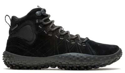 Merrell J037752 Wrapt Mid Wp Black/black dámská barefoot obuv + osvěžovač obuvi Merrell J037752 Wrapt Mid Wp Black/black dámská barefoot obuv + osvěžovač obuvi