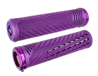 ODI Gripy MTB CF v2.1 Lock-On Closed End Cosmic Purple / Pearl Purple