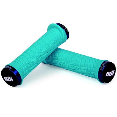 Odi Troy Lee Designs Lock-On bonus pack tyrkysové MTB gripy