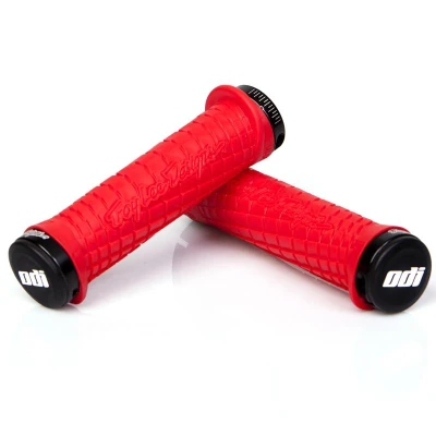 Odi Gripy MTB Troy Lee Designs Lock-On bonus pack červené