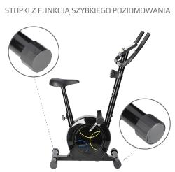 ONE FITNESS Magnetický rotoped RM8740 čierny