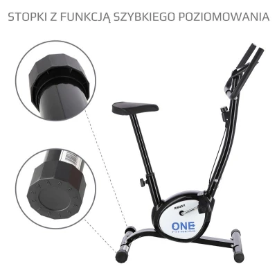 ONE FITNESS Mechanický rotoped RW3011 černý