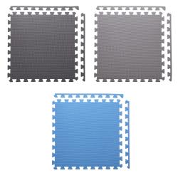 ONE FITNESS Ochranná puzzle podložka MP10 modro-sivá