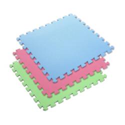 ONE FITNESS Ochranná puzzle podložka MP10 zelená-modrá-červená