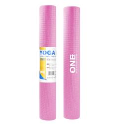 ONE FITNESS Podložka pro jógu YM01 růžová