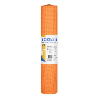 ONE FITNESS Podložka pro jógu YM02 Oranžová ONE FITNESS Podložka pro jógu YM02 Oranžová