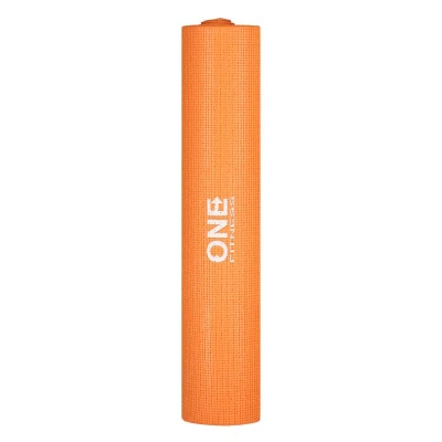 ONE FITNESS Podložka pro jógu YM02 Oranžová