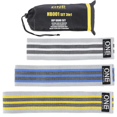 ONE FITNESS Sada Hip band HB001 3v1