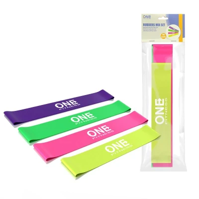 ONE FITNESS Sada odporových gum PBF SET04