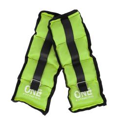 ONE FITNESS Zátěže na zápěstí a kotníky WW01 2 x 0,7 kg žluté