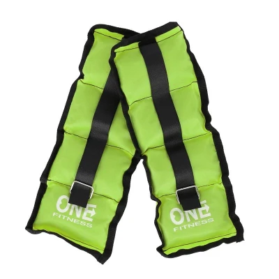 ONE FITNESS Zátěže na zápěstí a kotníky WW01 2 x 0,7 kg žluté