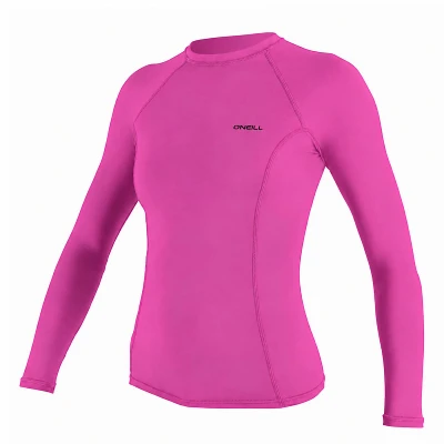 O'Neill Basic Skin Fox Pink dlouhý rukáv dámské lycrové triko