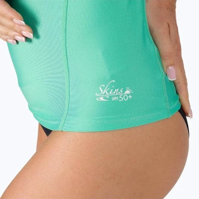 ONEILL Dámské lycrové triko BASIC SKIN krátký rukáv POUZE 2XL light aqua (VÝPRODEJ)