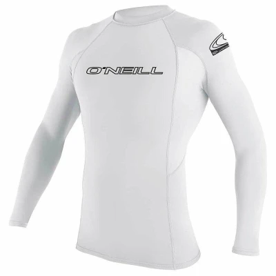 ONEILL Pánské lycrové triko BASIC SKINS CREW, dlouhý rukáv POUZE 3XL bílá (VÝPRODEJ)