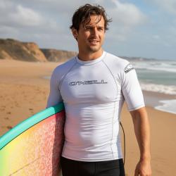 ONEILL Pánské lycrové triko BASIC SKINS CREW, krátký rukáv