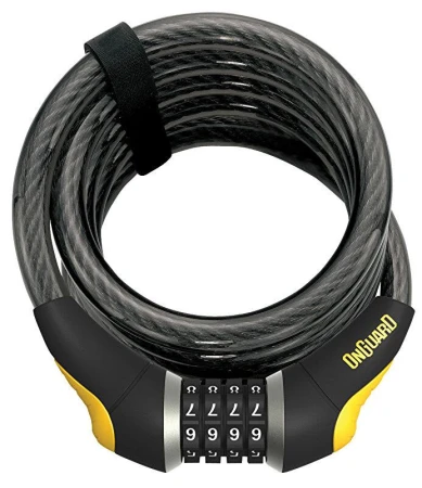 Onguard zámek Dobrman spirála 1850x15 mm kódový Onguard zámek Dobrman spirála 1850x15 mm kódový