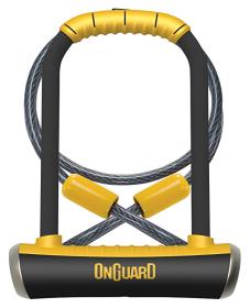 Onguard zámek Pitbull podkova 115×230×14 mm + lanko 1200×10 mm