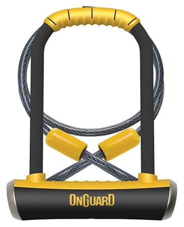 Onguard zámek Pitbull podkova 115×230×14 mm + lanko 1200×10 mm