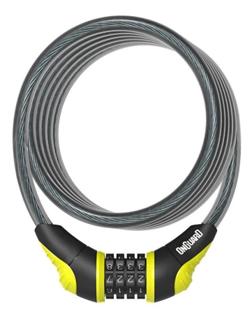 Onguard zámek spirála 1800x10 mm kódový žlutý Onguard zámek spirála 1800x10 mm kódový žlutý