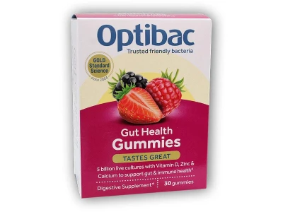 Optibac Želé s probiotiky pro dospělé 30 gummies 99g