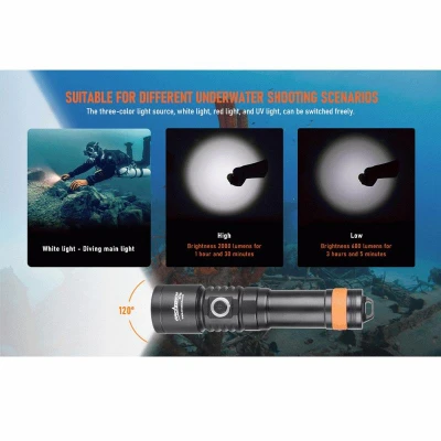 Orcatorch Video svítilna D710V 2000 lm