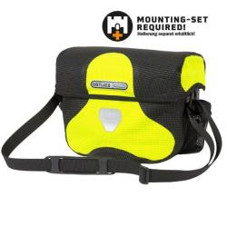ORTLIEB Ultimate 6M HighVisibility - reflexní řídítková brašna + Mounting Set bez zámku