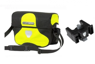 ORTLIEB Ultimate 6M HighVisibility - reflexní řídítková brašna + Mounting Set bez zámku ORTLIEB Ultimate 6M HighVisibility - reflexní řídítková brašna + Mounting Set bez zámku