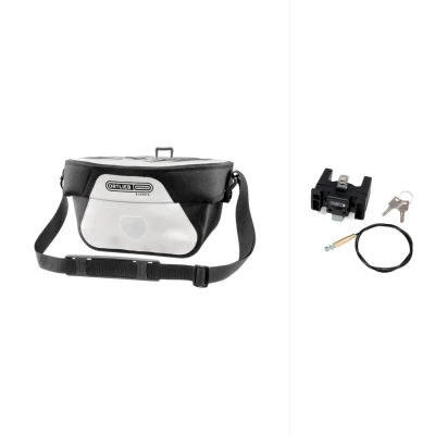ORTLIEB Ultimate 6S Classic vodotěsná řidítková brašna + Mounting Set se zámkem