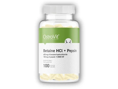 Ostrovit Betaine HCL + pepsin 100 kapslí Ostrovit Betaine HCL + pepsin 100 kapslí