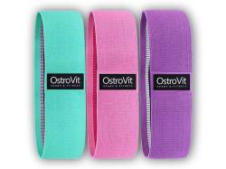 Ostrovit Material resistance bands 3 pack set gumy Ostrovit Material resistance bands 3 pack set gumy