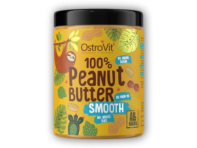 Ostrovit Peanut Butter Smooth 1000 g arašídové máslo jemné