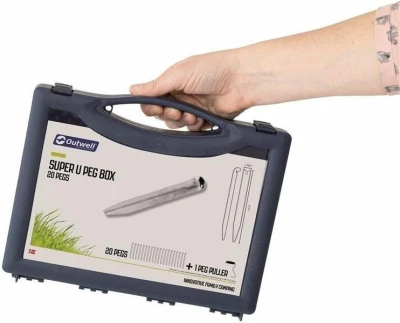 Outwell sada stanových kolíků v boxu Super U-Peg Box