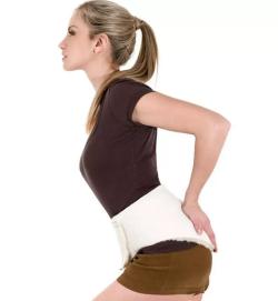 Ovčíno elastický ledvinový pás POUZE M - 86-98 cm (VÝPRODEJ)