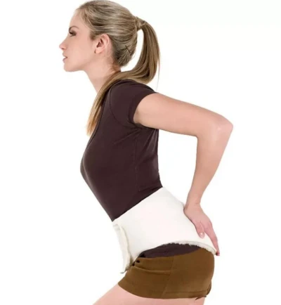 Ovčíno elastický ledvinový pás POUZE M - 86-98 cm (VÝPRODEJ)