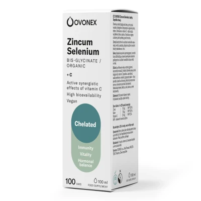 OVONEX Kapky Zincum Selenium 100 ml