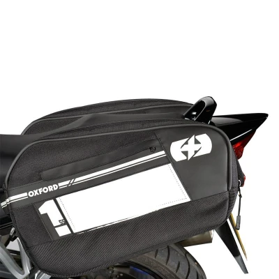 OXFORD F1 55L černé boční brašny na motocykl