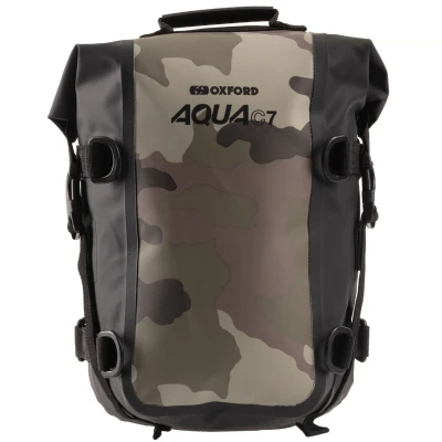 OXFORD AQUA C7 maskáčová 7 l moto brašna na padací rám