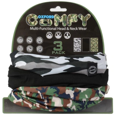 OXFORD Comfy Camo multifunkční šátek