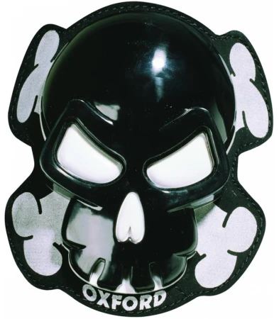 OXFORD Skull černé slidery